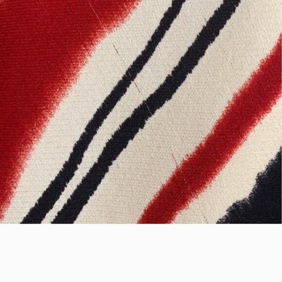 Lafayette 148 New York 100% Silk Black Red Tan Long Flowy Skirt Women Size 4 - Picture 9 of 15